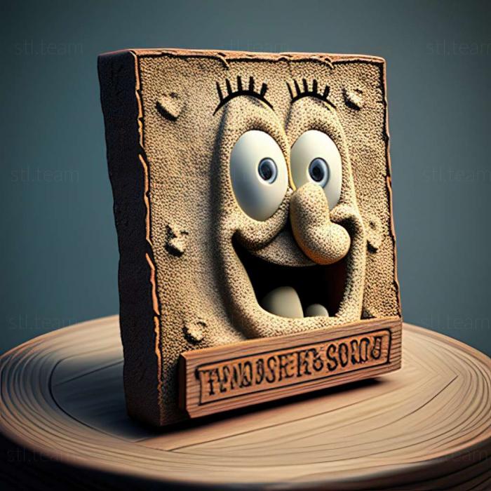 3D model SpongeBob SquarePants Employee of the Month game (STL)